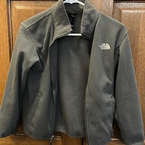Boys North Face 10/12 grey fleece
